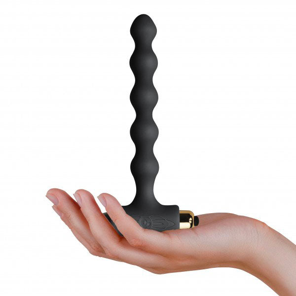 Rocks Off Pearls Petite Sensations – Vibrating Slim Anal Beads Butt Plug