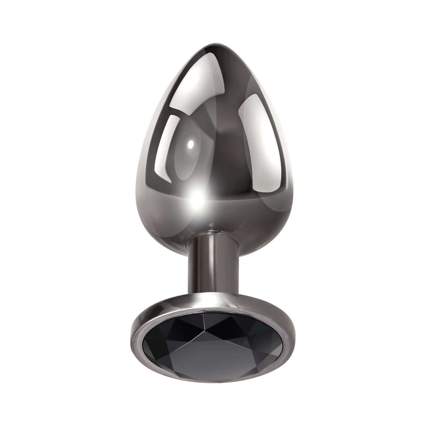 Evolved Black Gem Anal Plug Set – Metal Anal Plug Set