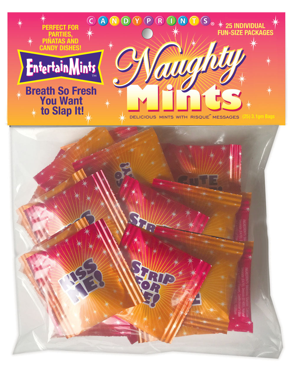 Naughty Mints - Bulk Bag of 25 Party Packs