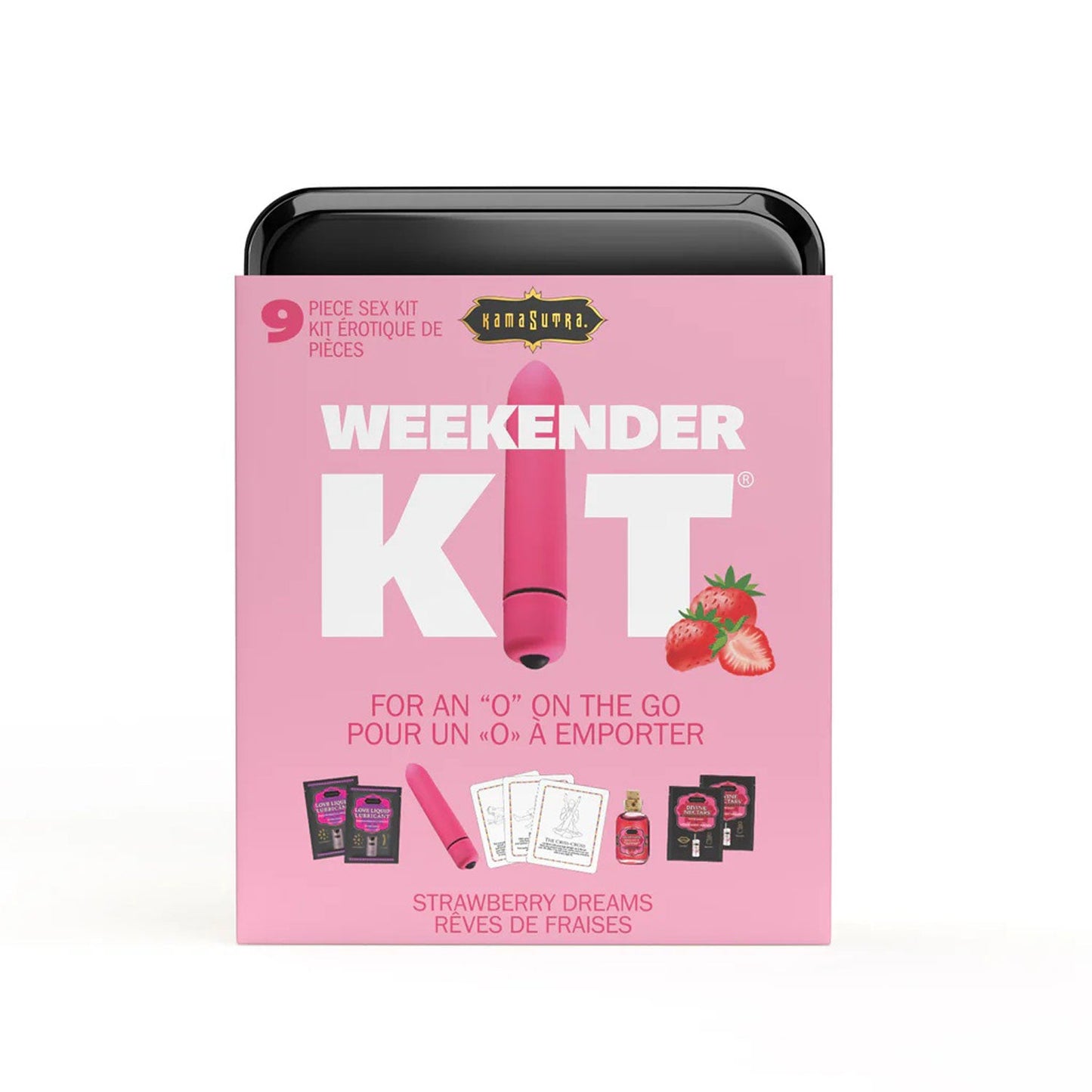 Vibe Weekender Kit (Strawberry Dreams) – Battery-Powered Mini Vibrator Kit
