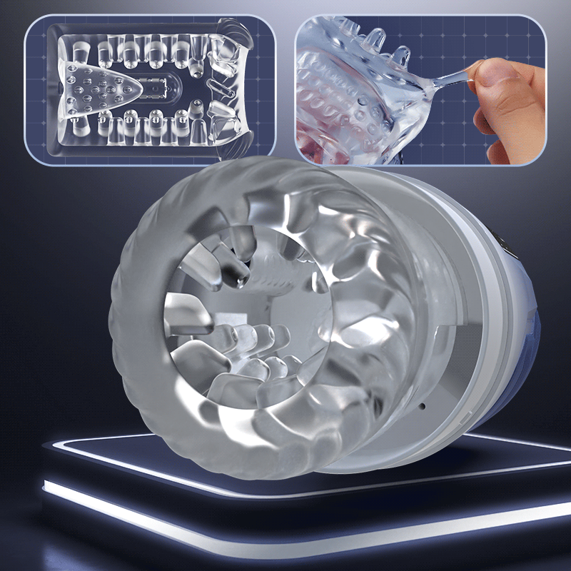 Empyrean - 5 IN 1 Function Male Stroker Masturbator & Penis Pump Masturbation Cup