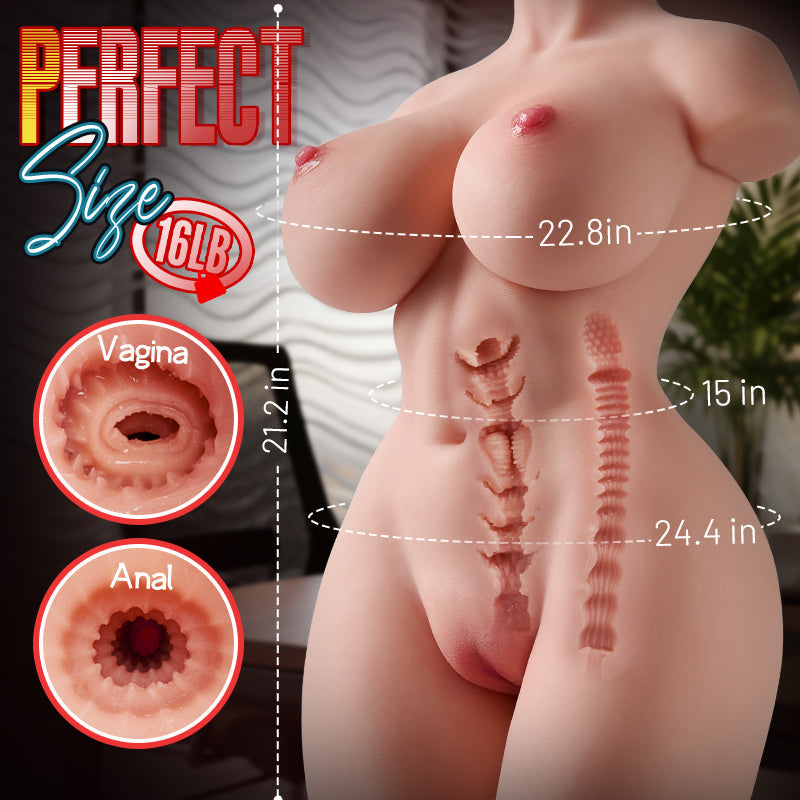 Evelyn Blake Forbidden Office Secretary Rose Torso – 18.3lbs Ultra-Realistic Masturbators