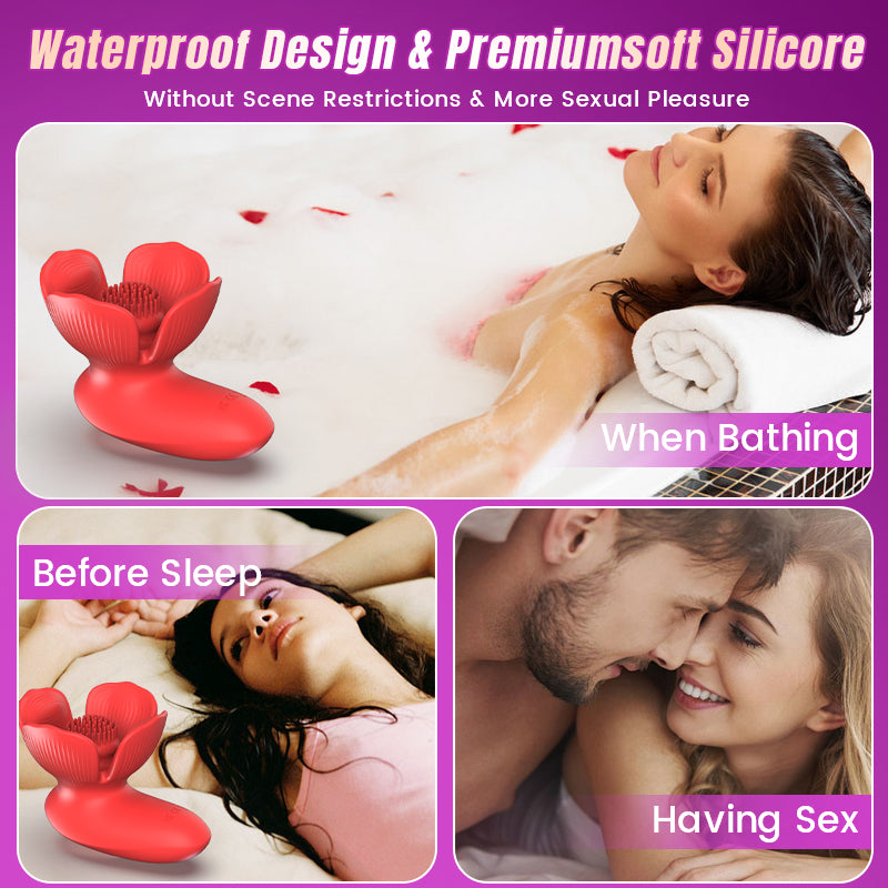 Acmejoy - 10 Pinching 10 Vibrating Nipple Toys Nipple Vibrator Vibrators