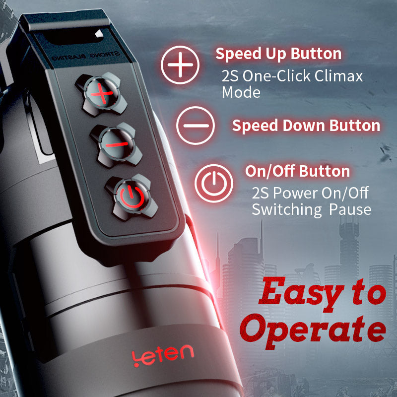 Flash - 10 Vibrating Male Masturbator Stroker With Voice Mode, APP Control Masturbation Cup