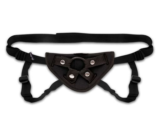 Neoprene Strap-On Harness (Black) – Adjustable Strap-On Harness