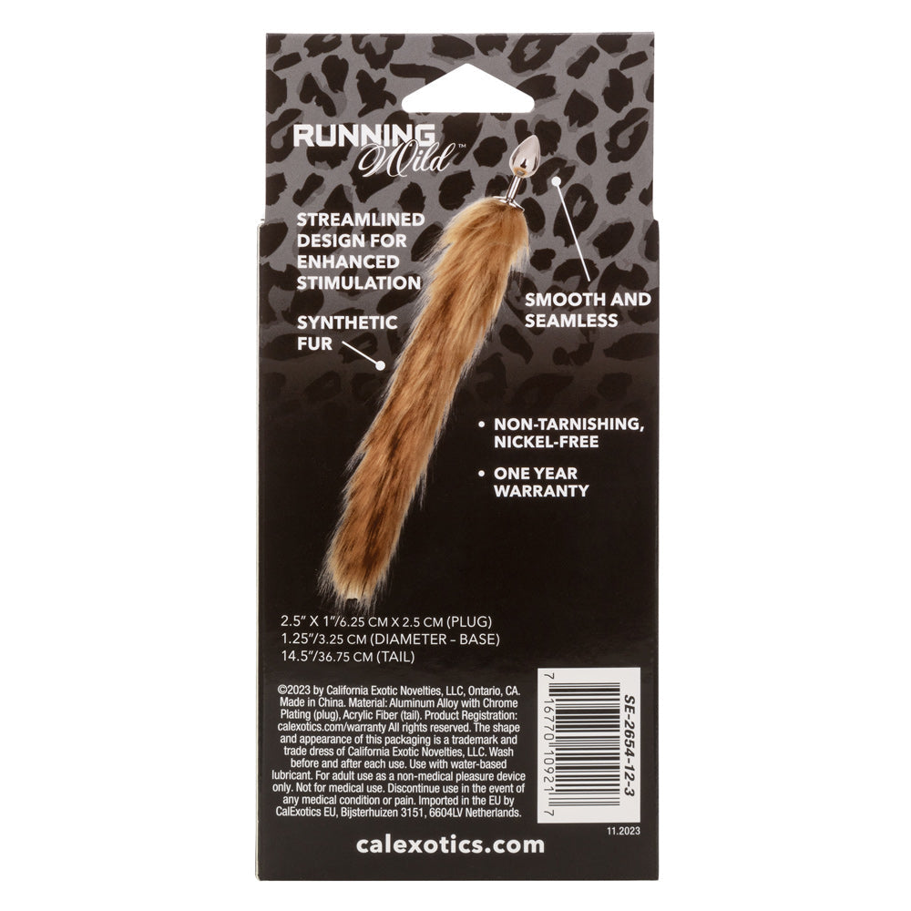 Running Wild Tail (Brown) – Metallic Probe with Long Tail Accessory