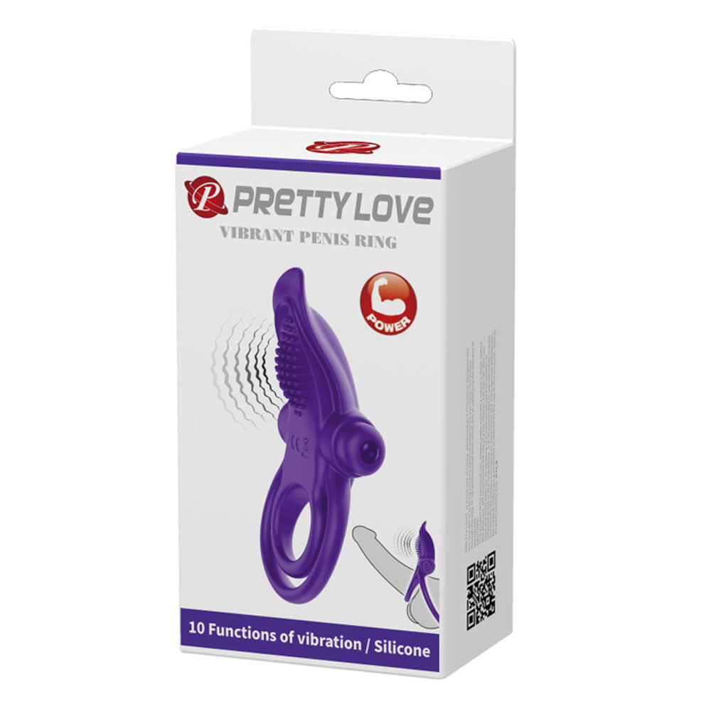 Vibrant Rabbit Cock Ring – Silicone Vibrating Penis Ring