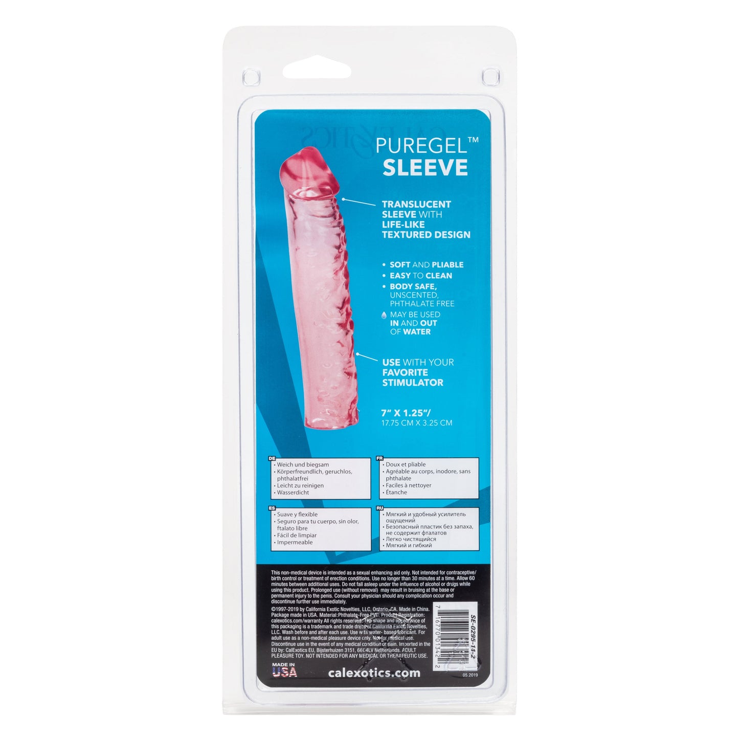 Puregel Pink Enhancing Sleeve