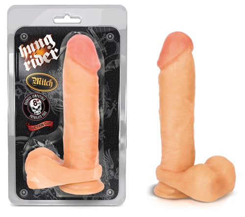 Hung Rider Mitch Realistic Textured 8 Inch Dildo with Girthy Design