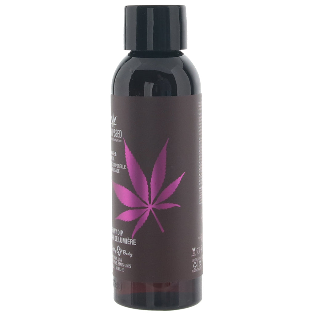 Hemp Seed Massage Oil 2oz/60ml in Skinny Dip Sensual Love > Massage