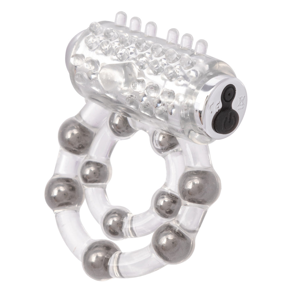 Maximus Waterproof Enhancement Ring with 10 Stroker Beads – Cock Ring