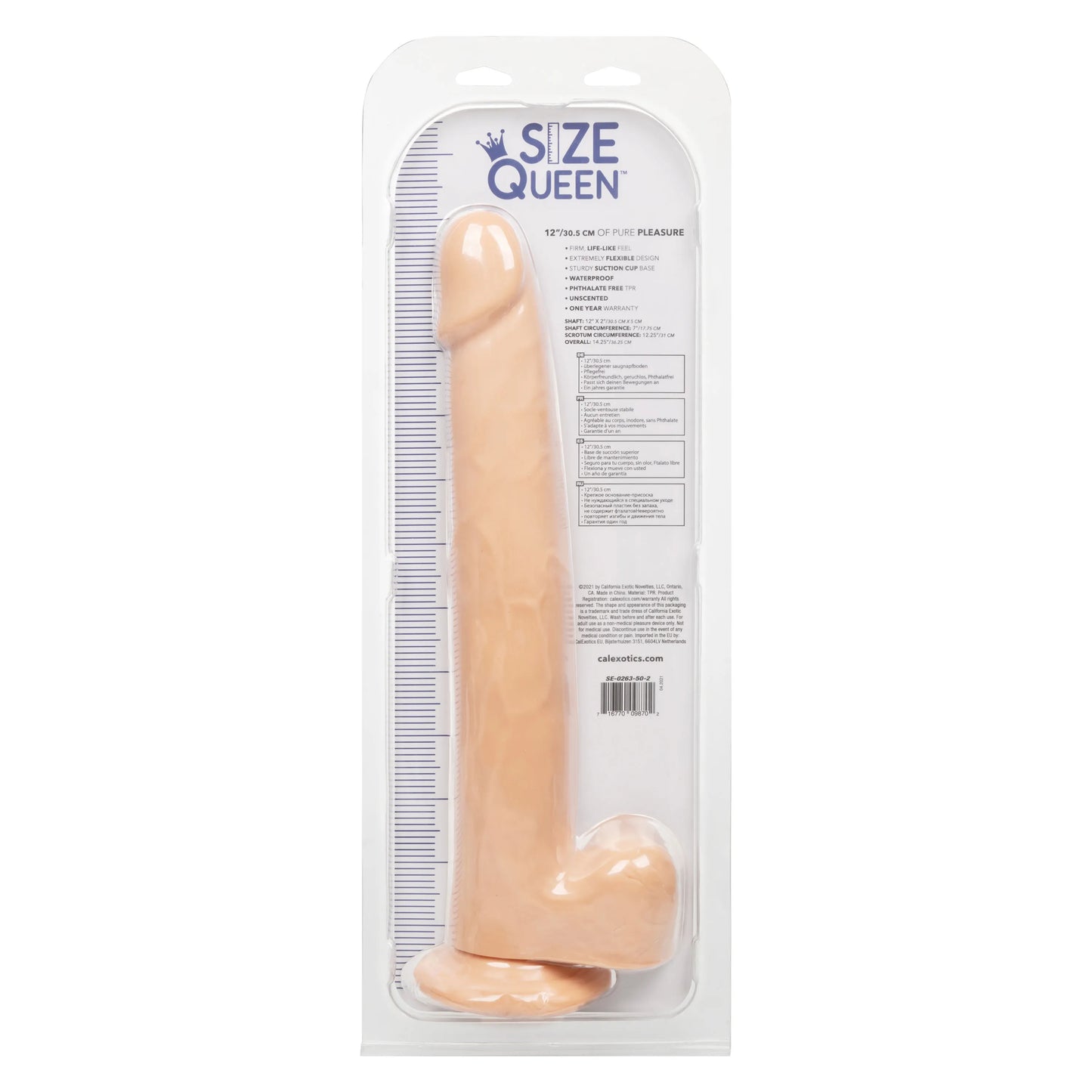 Size Queen 12 Inch Realistic Dildo – Firm 30.5 Cm Dildo
