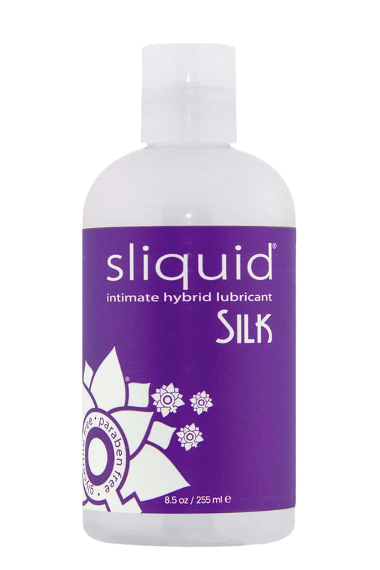 Sliquid Naturals Silk – Hybrid Water-Based Personal Lubricant 8.5 Fl Oz