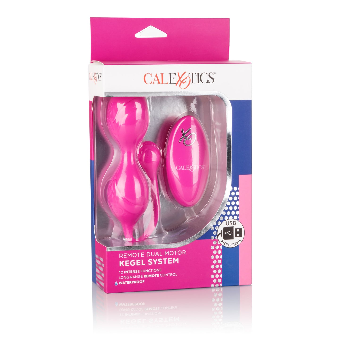 CalExotics Remote Dual Motor Kegel System – Remote-Controlled Kegel Vibrator