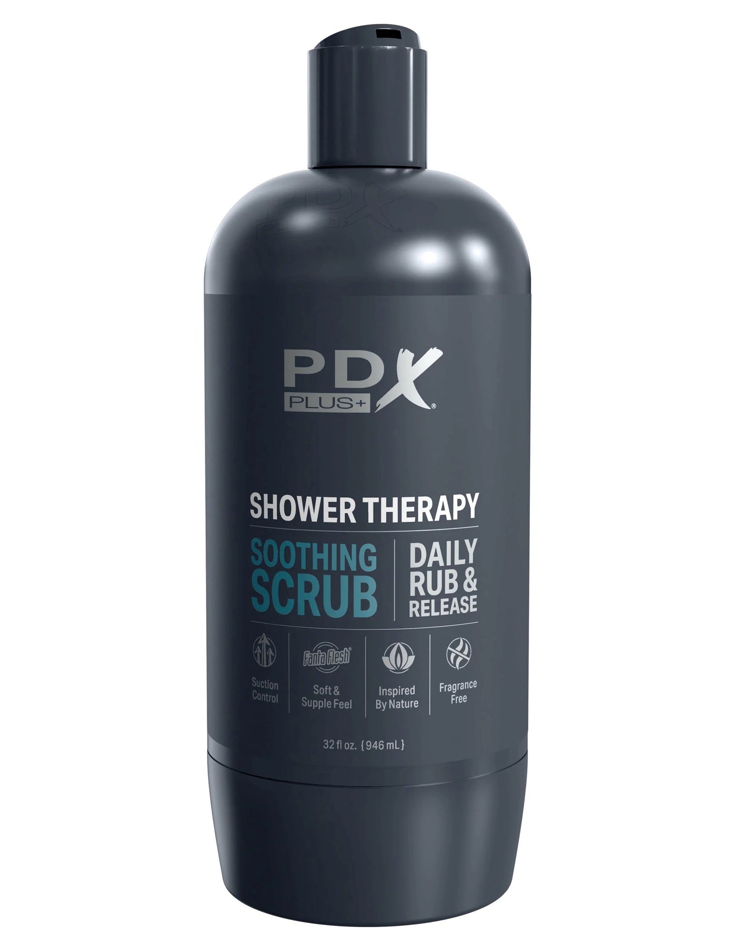 PDX Discreet Shower Soothing Scrub (Shampoo Bottle Edition) – Masturbator
