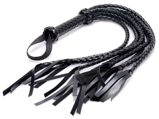 8 Tail Braided Flogger – Durable Leather Bondage Flogger > Bondage Gear > Whips & Floggers
