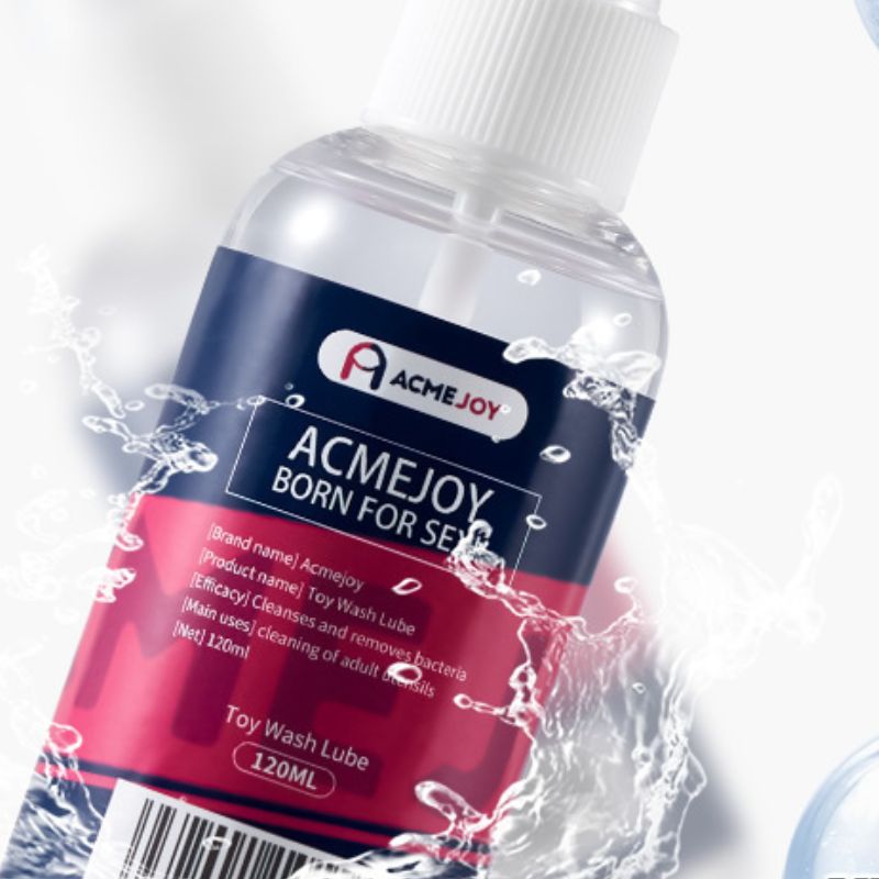 ACMEJOY - Toy Wash Water Vased Formula 120ML Lubricated & Washable Lube & Essential