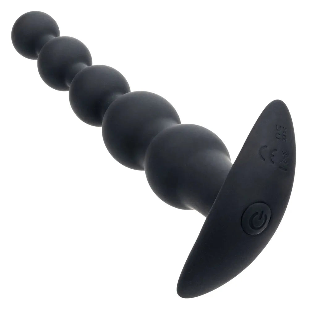 Rechargeable X-5 Power Beads (Black) – Flexible Vibrating Power Beads