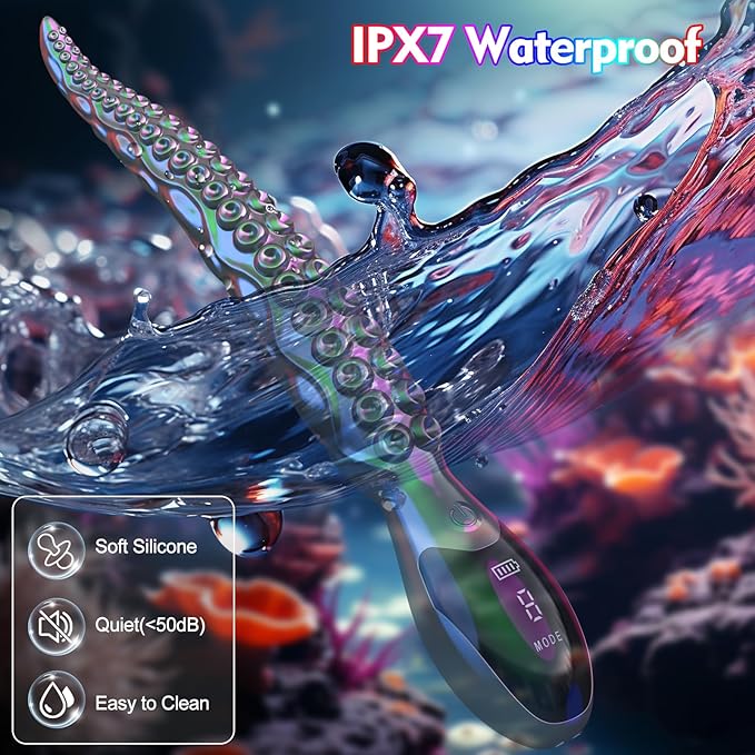 Acmejoy - Octopus Tentacle Clitoral Lifelike Monster Vibrating Dildos Dildos