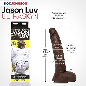 Signature Cocks Jason Luv 10 Inch ULTRASKYN Cock with Removable Suction Cup – Realistic Dildo
