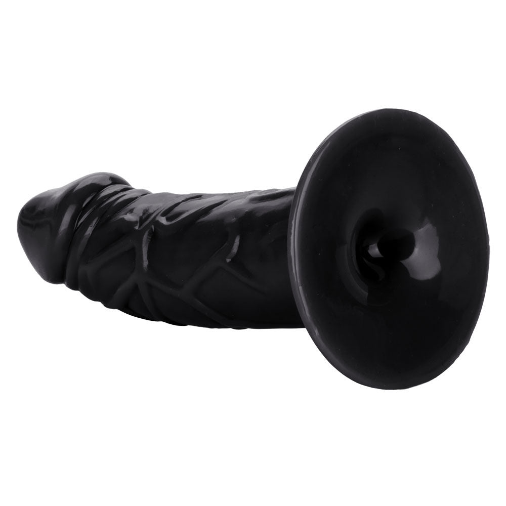 Back End Chubby (Black) – Realistic Suction Cup Anal Dildo