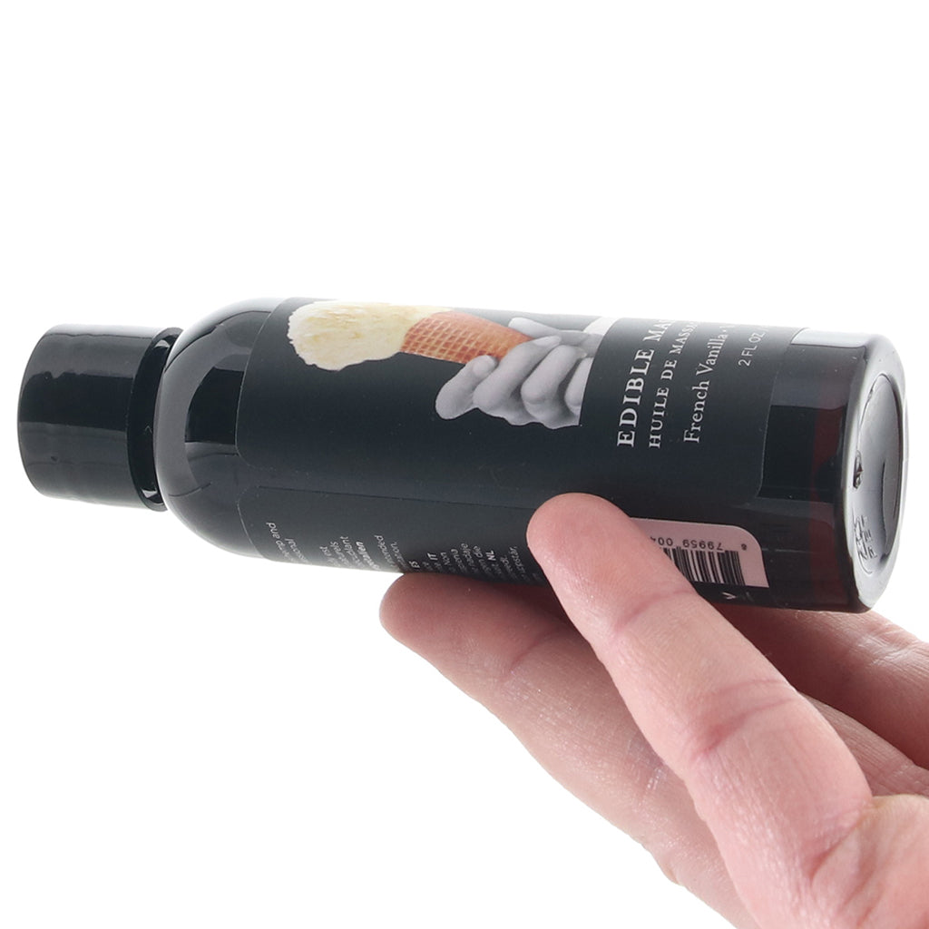Edible Massage Oil 2oz/60ml in Vanilla Sensual Love > Massage