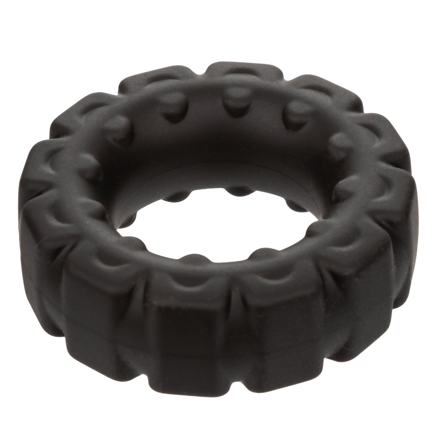 Alpha Liquid Silicone Prolong Tread Ring Black 1 Inch Diameter Stretchy Durable Waterproof