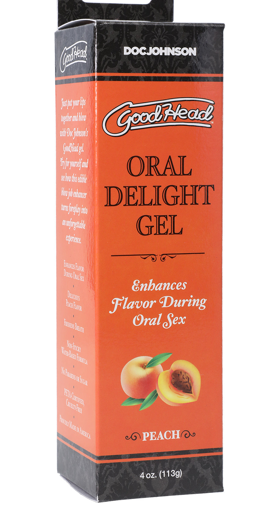 Goodhead Oral Delight Gel Peach Flavored (120 ml) – Edible Personal Lubricant