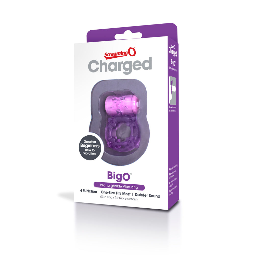Screaming O Charged BigO – Rechargeable Vibrating Cock Ring