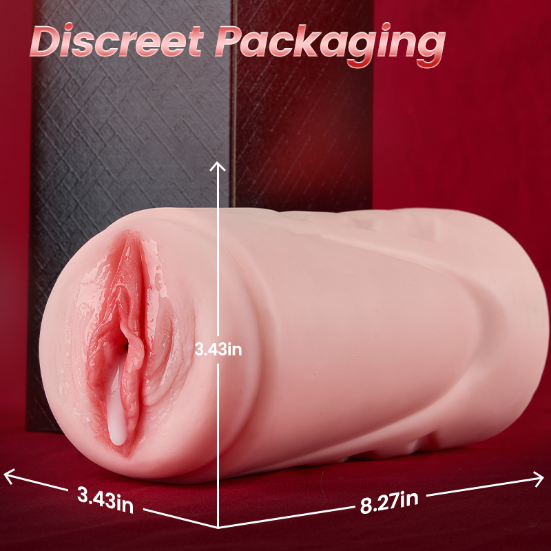 Acmejoy - Realistic Vagina Sucking Vibrating Male Stroker Masturbator Masturbation Cup