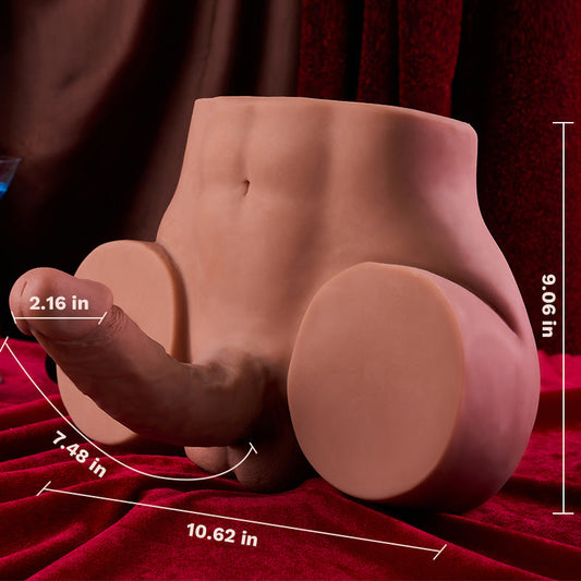 Austin - Realistic Butt with Dildo and Testis Tight Hole Unisex Sex Toy Masturbators