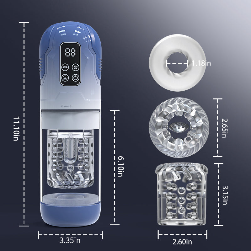 Empyrean - 5 IN 1 Function Male Stroker Masturbator & Penis Pump Masturbation Cup