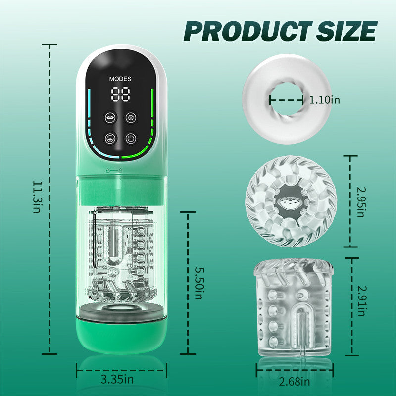 Heaven - 5 in 1 Function Automatic Male Stroker & Suction Penis Pump Masturbation Cup