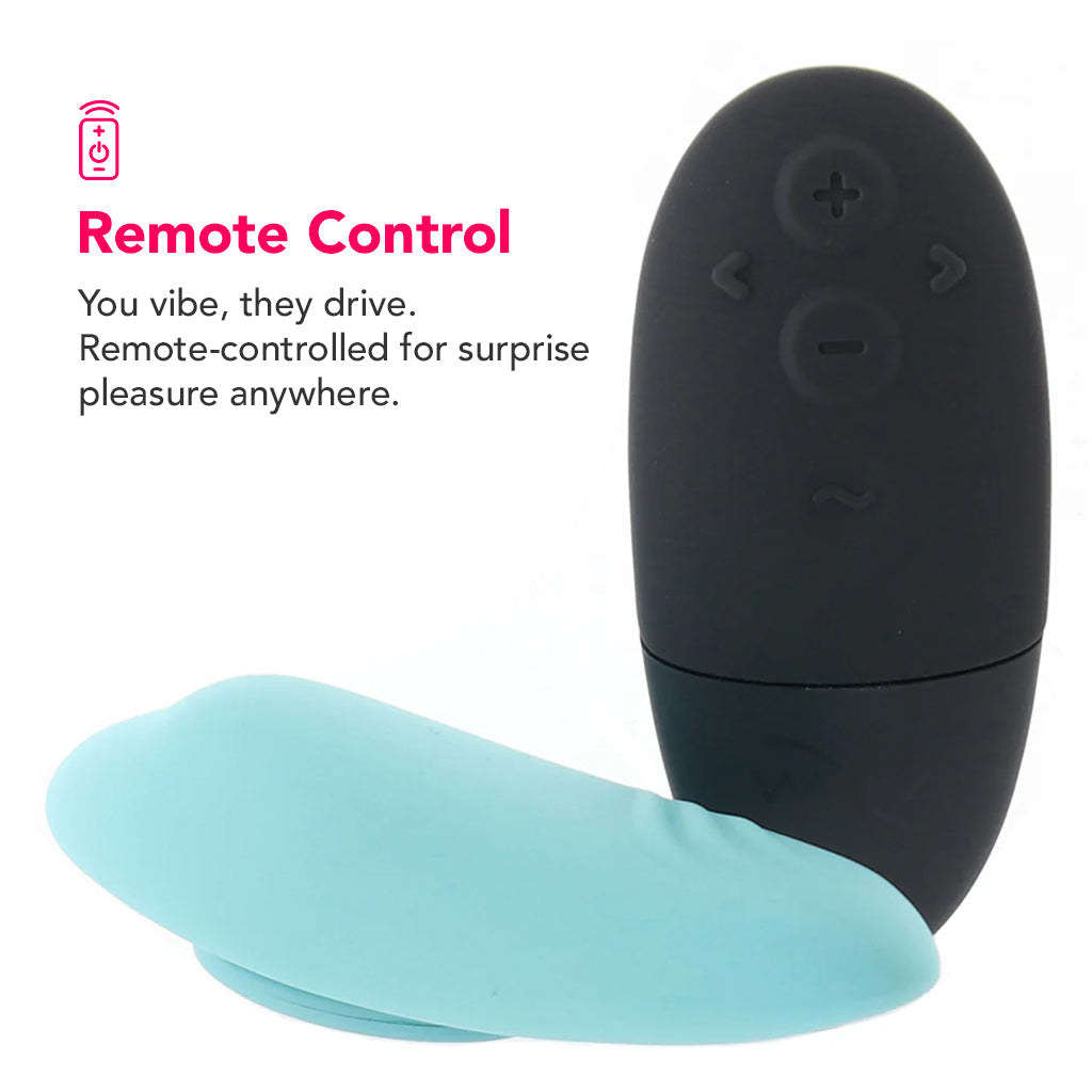 We-Vibe Moxie+ Wearable Clitoral Vibe in Aqua Vibrators > Wearable & Panty Vibrators
