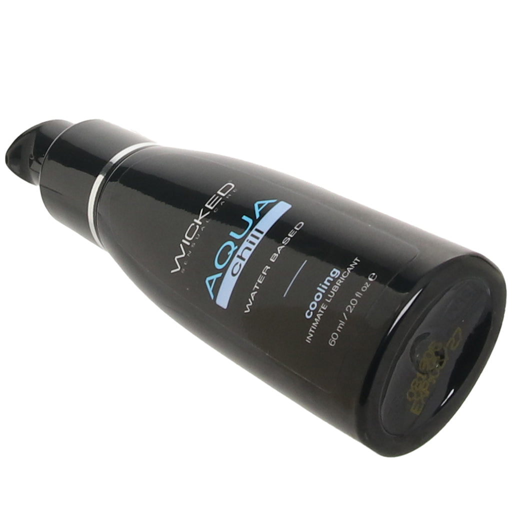 Aqua Chill Cooling Water Based Lube in 2oz/60mL Lubes and Lotions > Stimulating Lubricants
