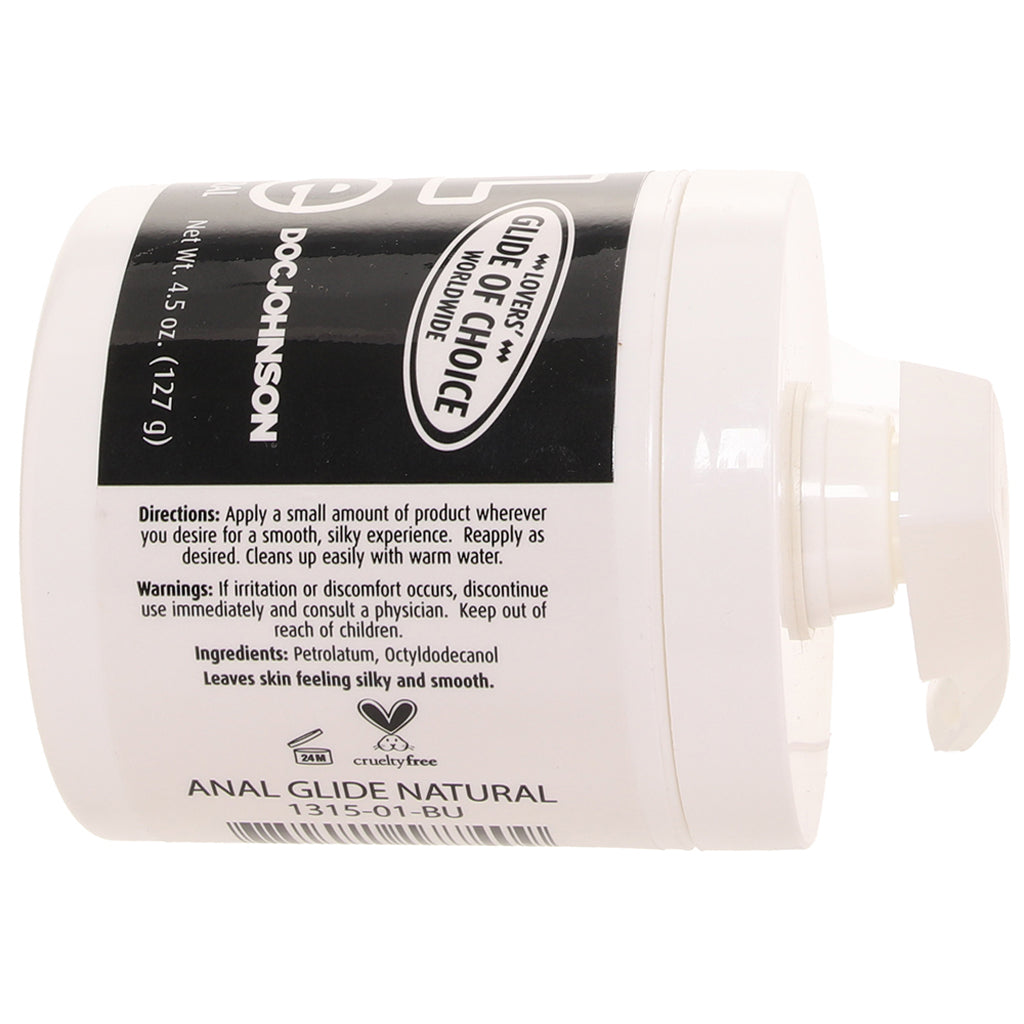 Anal Glide Natural Oil Based Lube in 4.5oz/127g Lubes and Lotions > Anal Sex Lubes