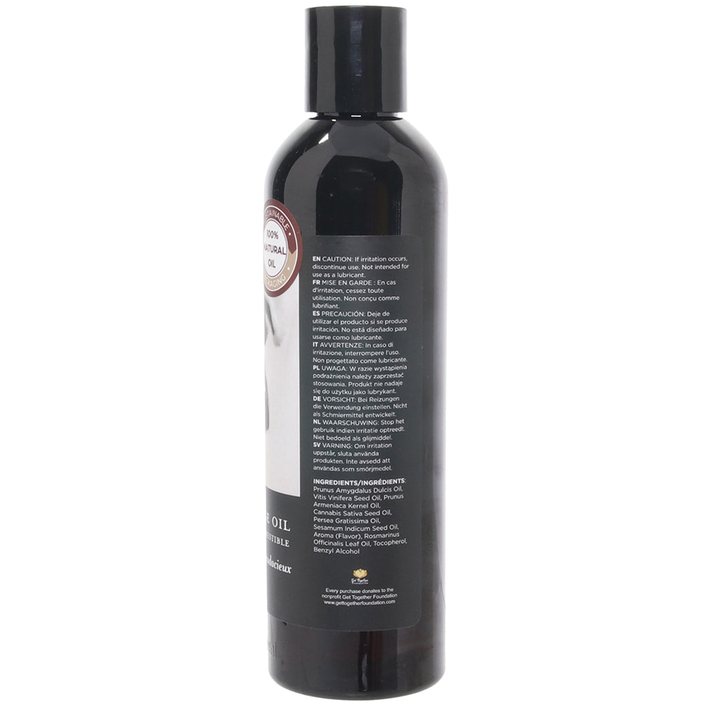 Edible Massage Oil 8oz/236ml in Gushing Grape Sensual Love > Massage