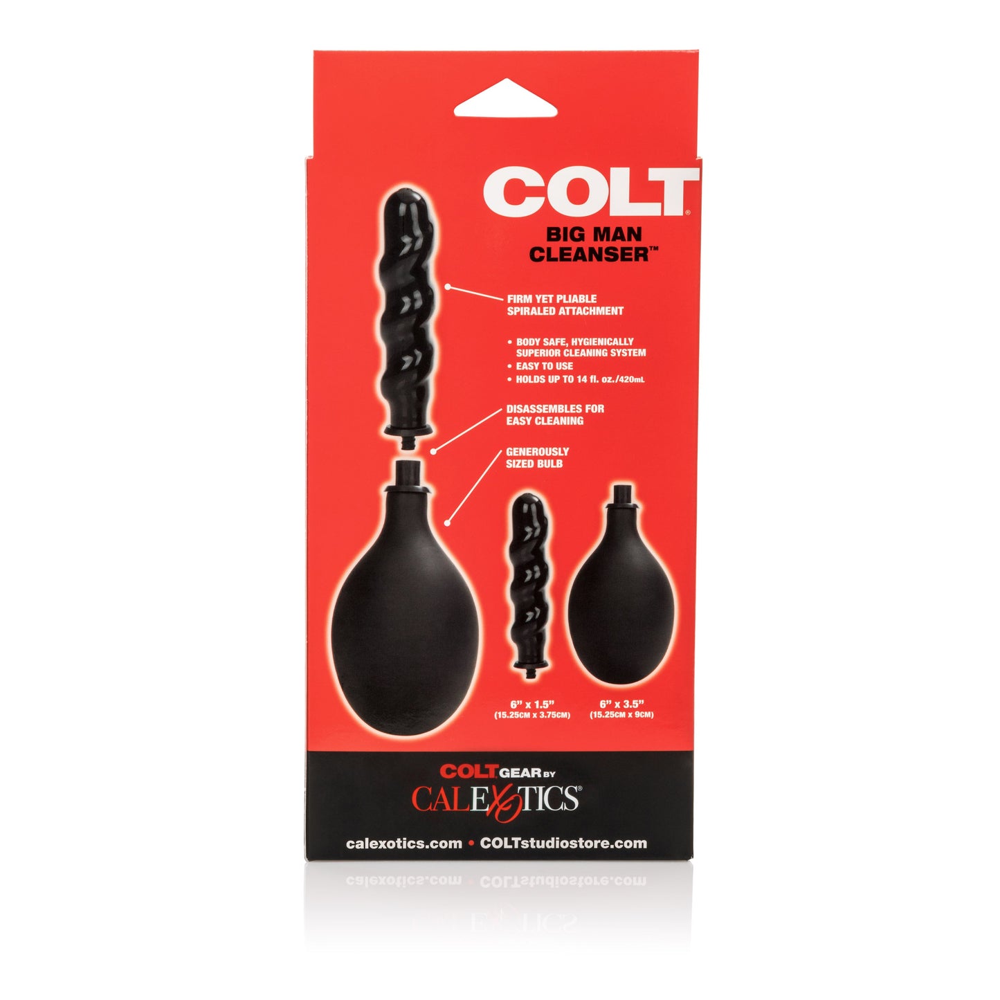 Colt Big Man Cleanser – Phthalate-Free Man-Sized Cleaner with Spiraled Probe