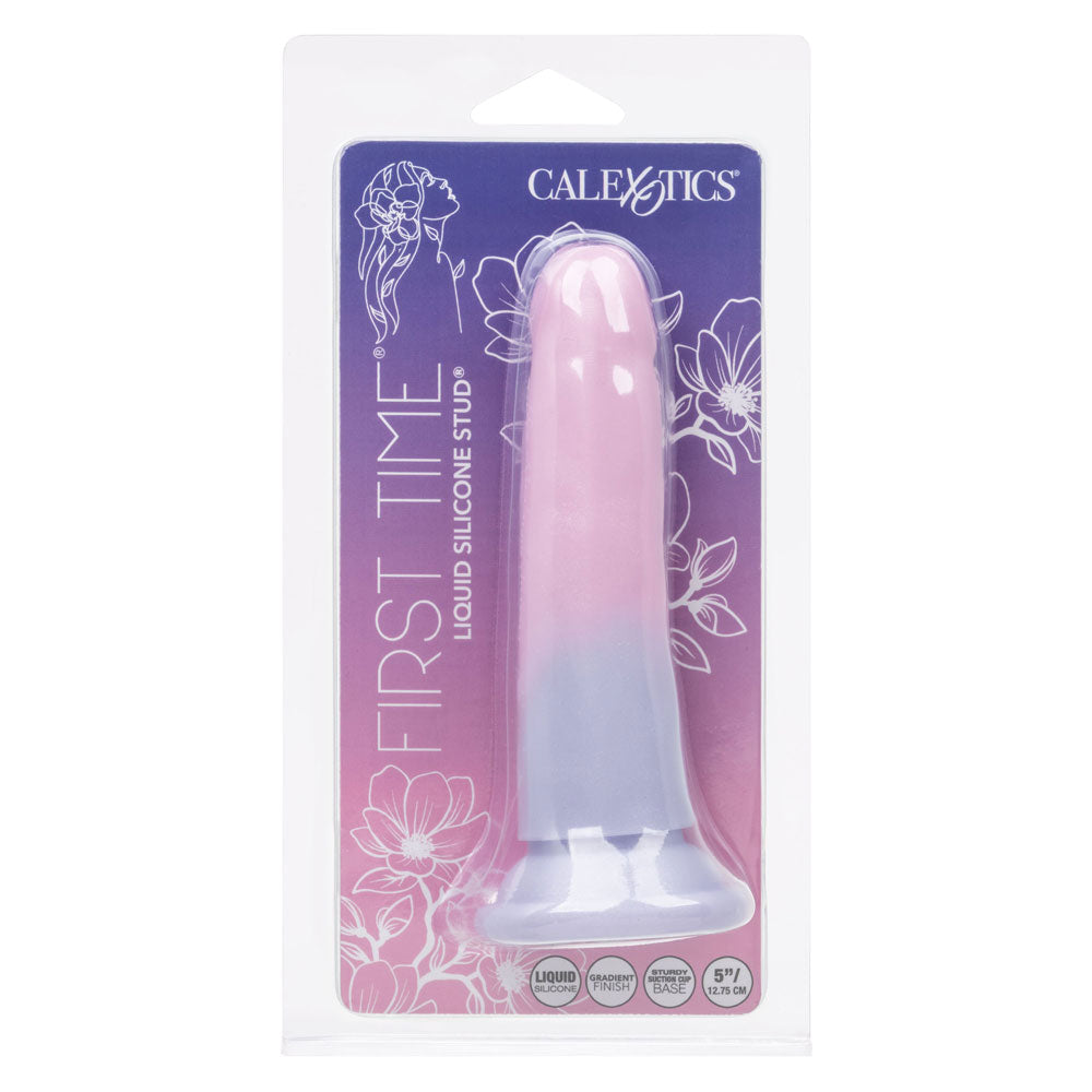 First Time Liquid Silicone Stud – Soft Flexible 5" Anal Plug