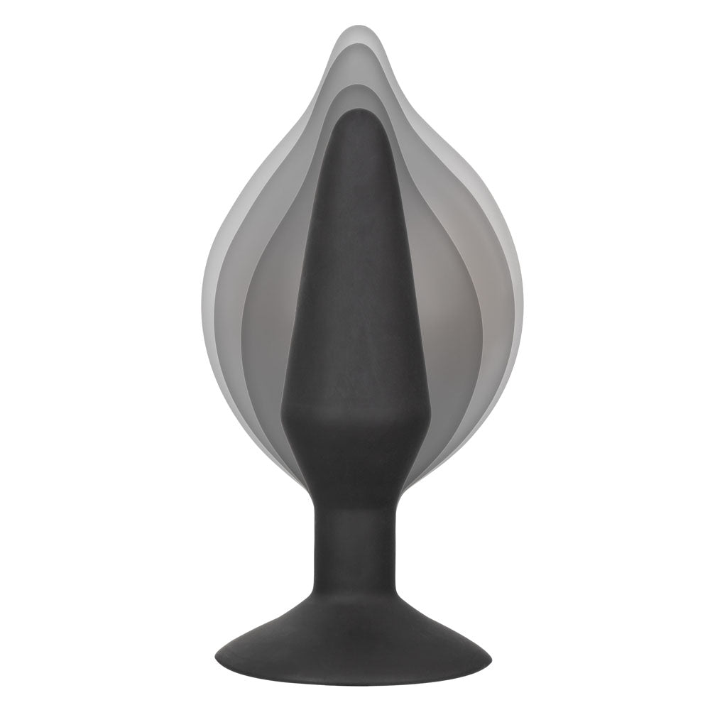 CalExotics Medium Silicone Inflatable Plug – Inflatable Anal Plug with Detachable Hose