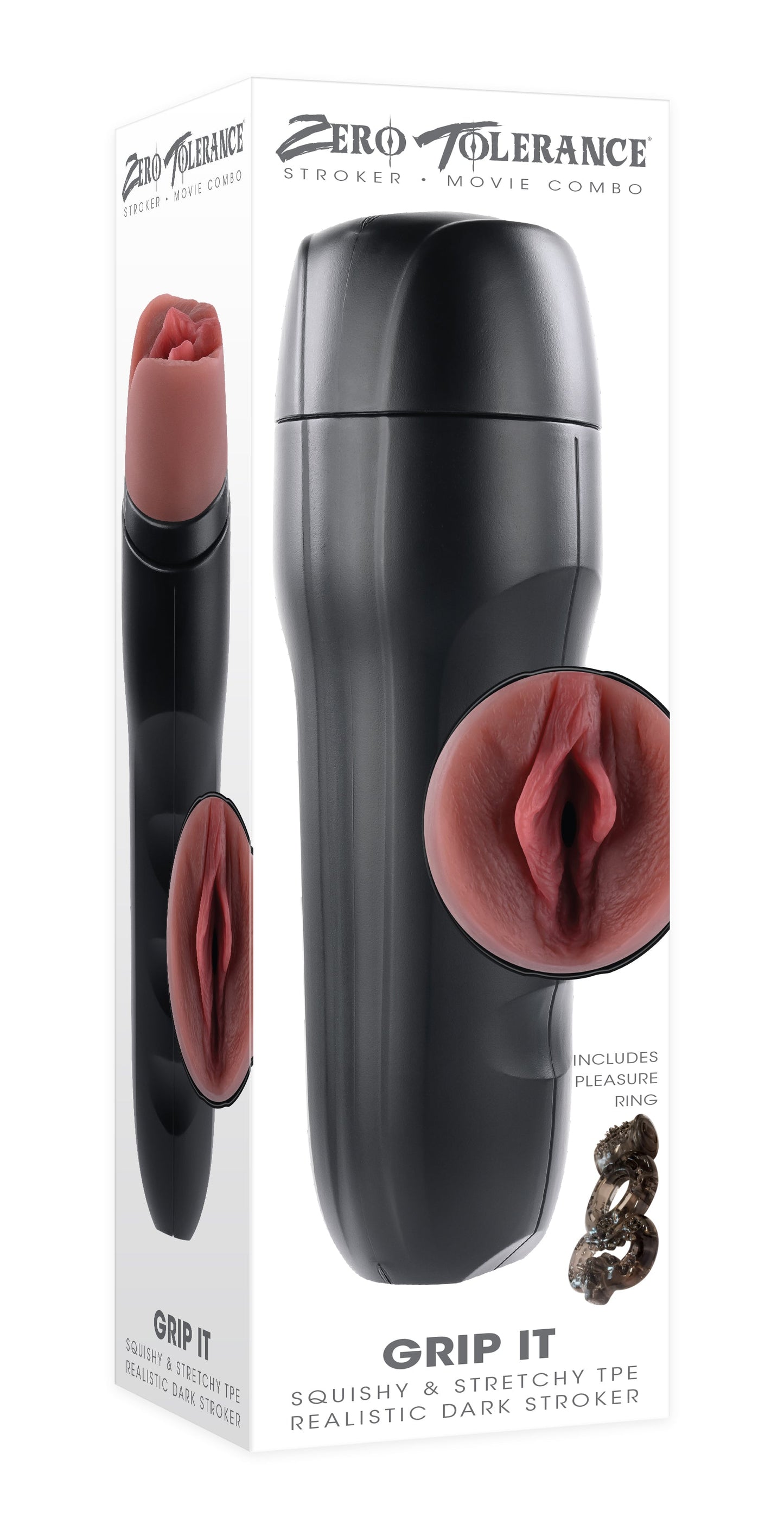 Zero Tolerance Grip It Dark – Soft Stretchy Canister Stroker