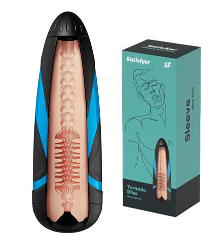 Satisfyer Men Sleeve Tornado Bliss Soft Cyberskin Masturbator