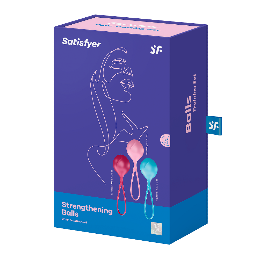 Satisfyer Strengthening Balls Weighted Kegel Balls Set of 3