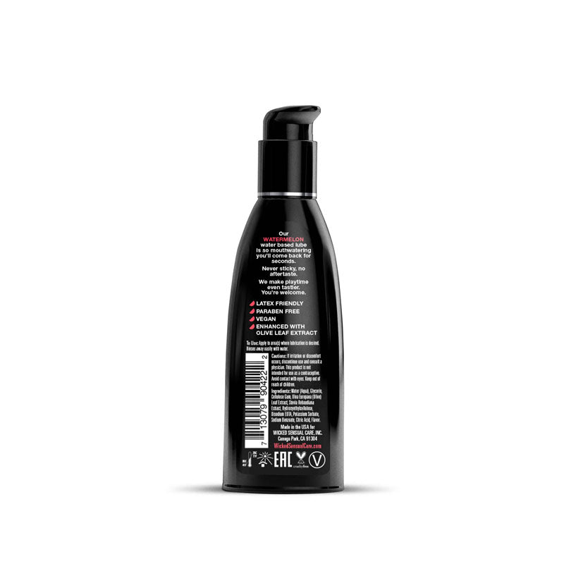 Wicked Aqua Watermelon – Watermelon Flavored Water-Based Lubricant 60ml Bottle
