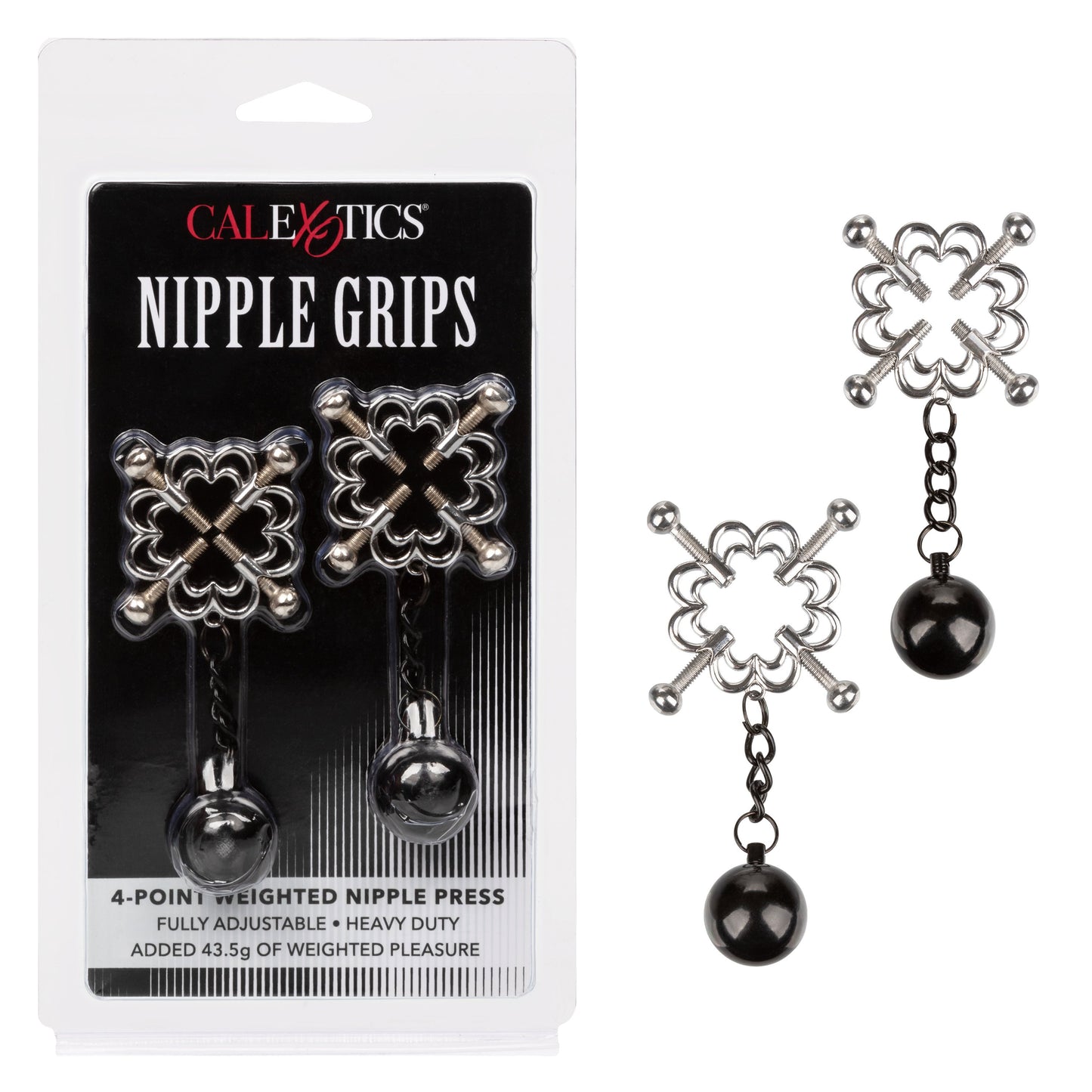 Nipple Grips 4 Point Weighted Nipple Press – 43.5g Nipple Clamp