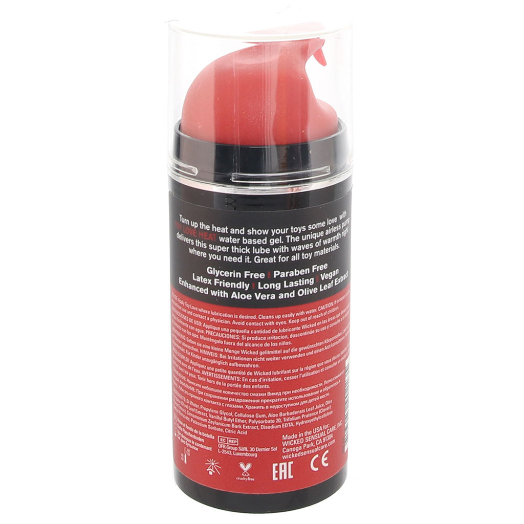 Toy Fever Warming Lubricating Gel in 3.3oz/100ml Lubes and Lotions > Stimulating Lubricants