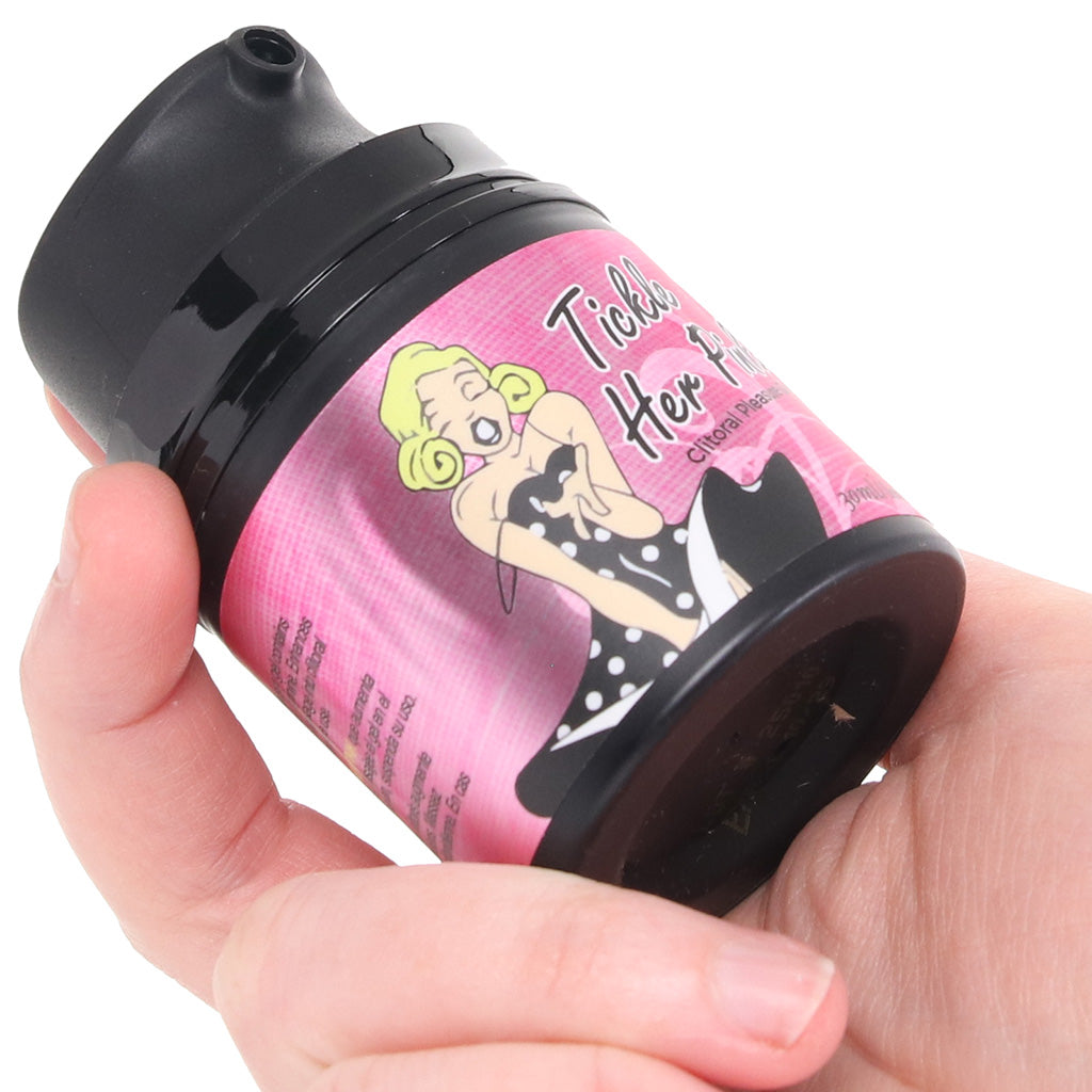 Tickle Her Pink Clitoral Pleasure Gel Pump in 1oz/30ml Lubes and Lotions > Sexual Stimulants