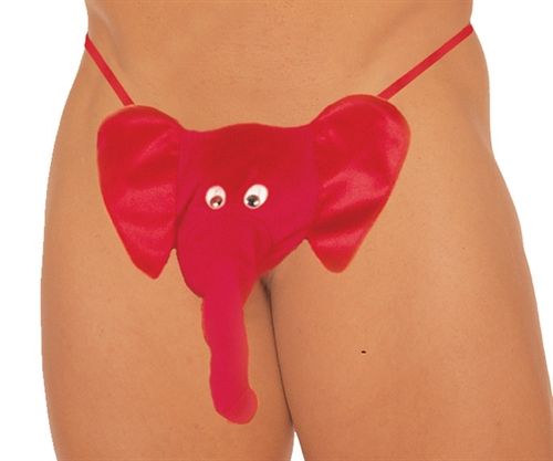 Mr. Peanuts Exotic Red Elephant G-String – Lingerie