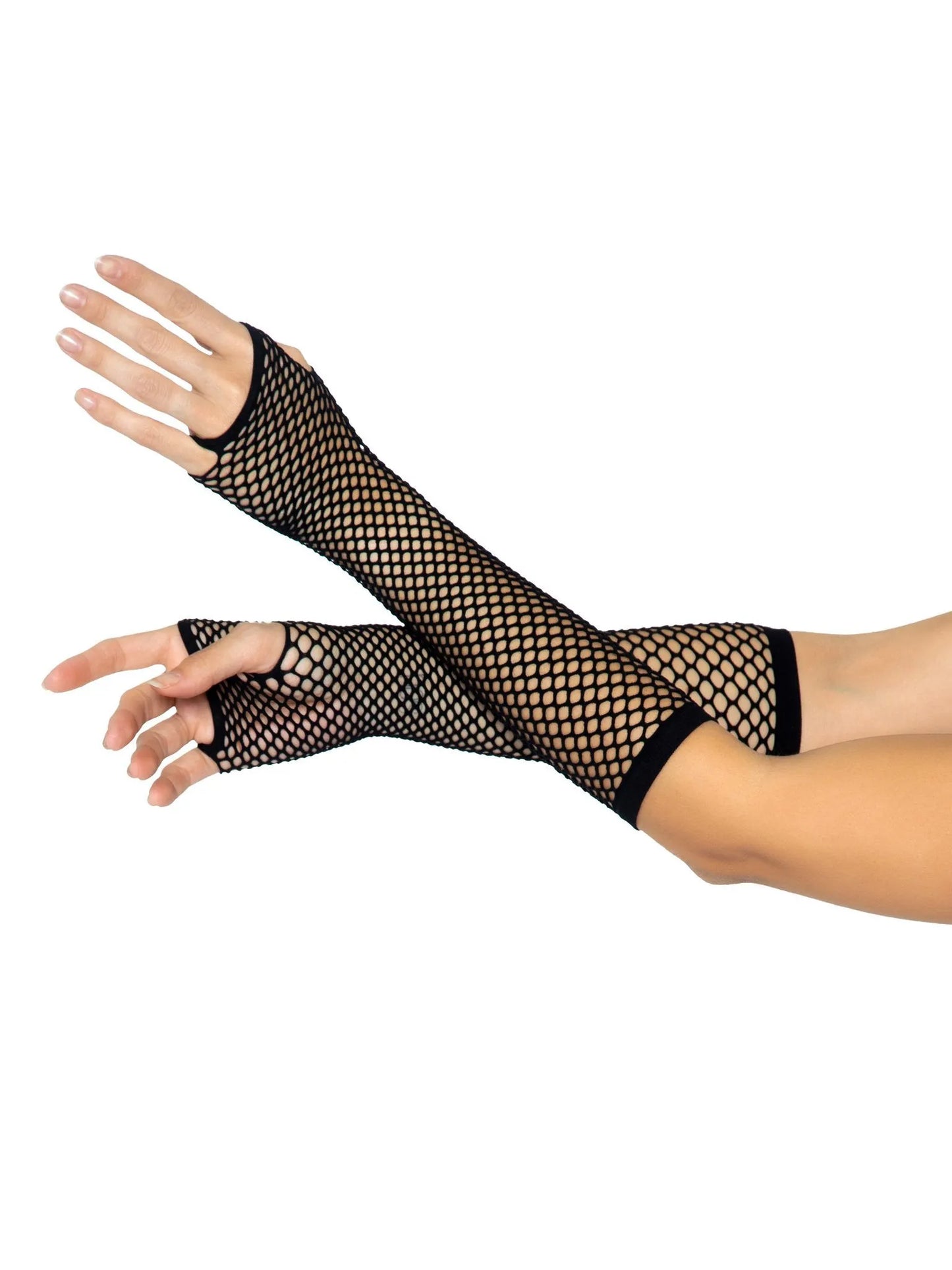Leg Avenue Triangle Net Fingerless Gloves – Costume Accessory Gloves