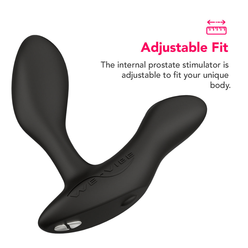 We-Vibe Vector + Prostate Massager in Charcoal Anal Sex Toys > Prostate Massagers